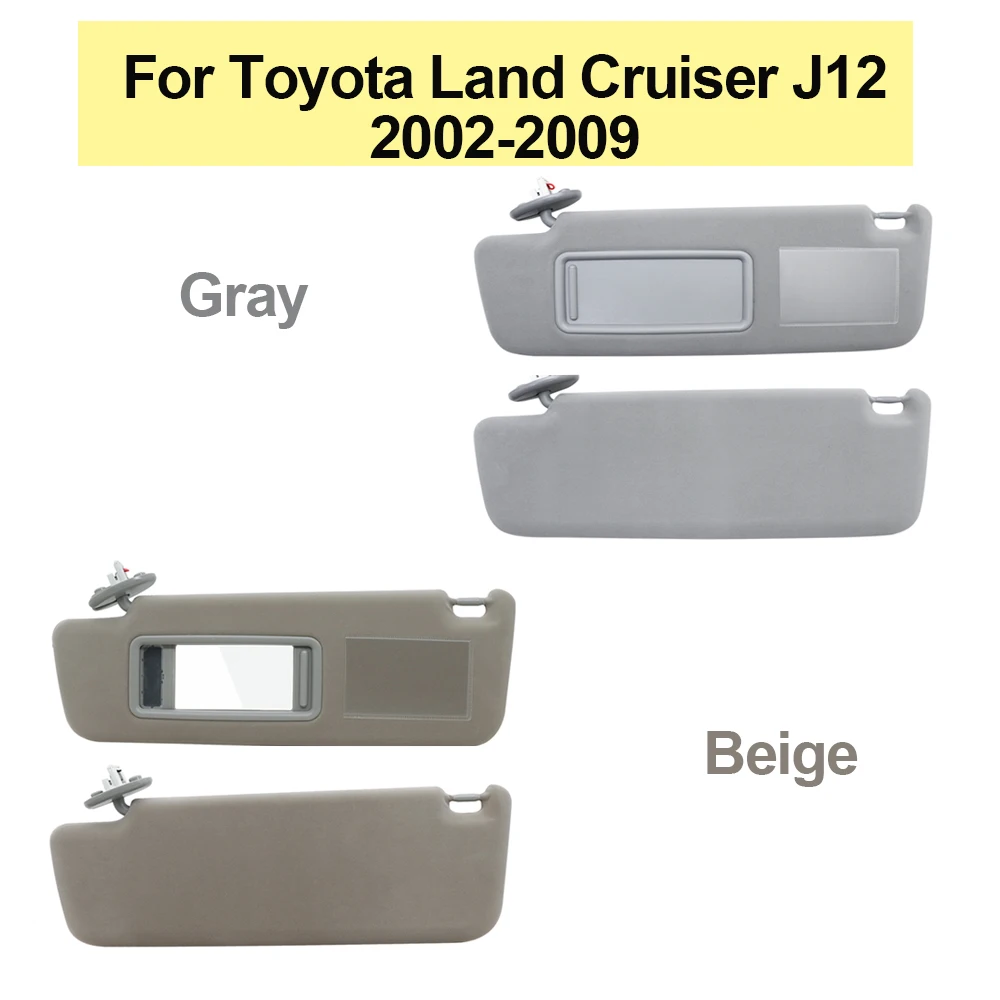 도요타 랜드 크루저 J12 2002-2008 2009 프라도 LC120 2003-2009 74310-6A020 용 램프 사이드 드라이버 또는 조수석 선바이저