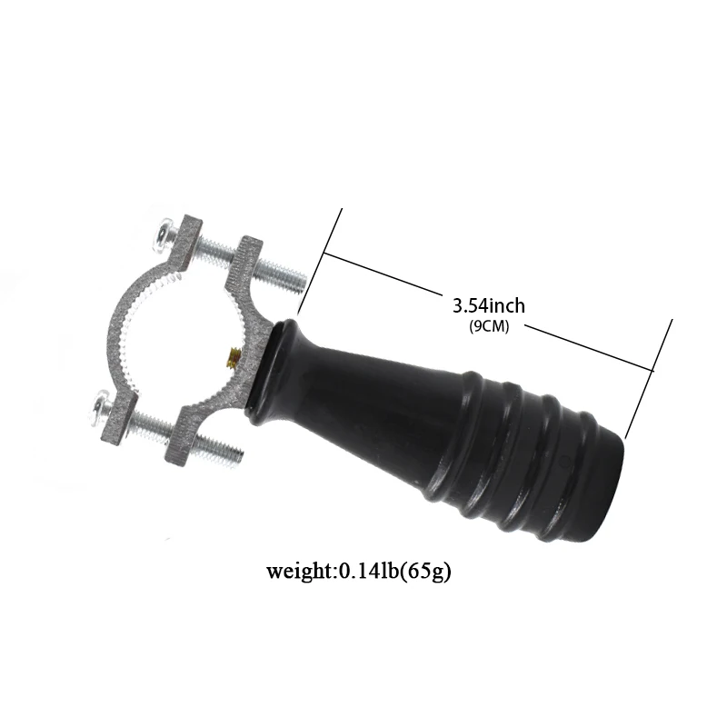 Black Handle Accessories for Straight Rod Telescopic Folding Slingshot Bow Catapult Shooting Outdoor Sports Tools