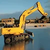 Huina 16 Channel Remote Control Multifunctional Excavator Construction Vehicle Gripper With 3 Working Heads Simulating Toy Gift 2