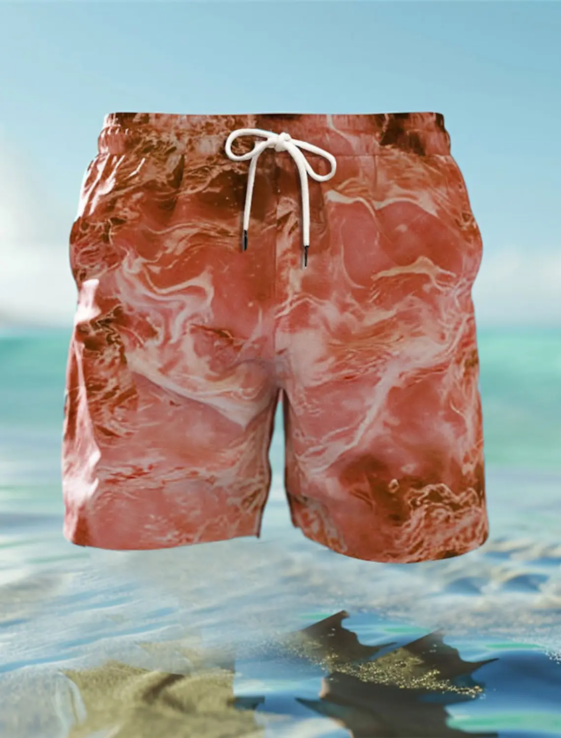 2024 Men's Board Shorts Swim Shorts Swim Trunks Print Sea Gradient Quick Dry Short Holiday Beach Hawaiian Casual 4 Micro-elastic 3