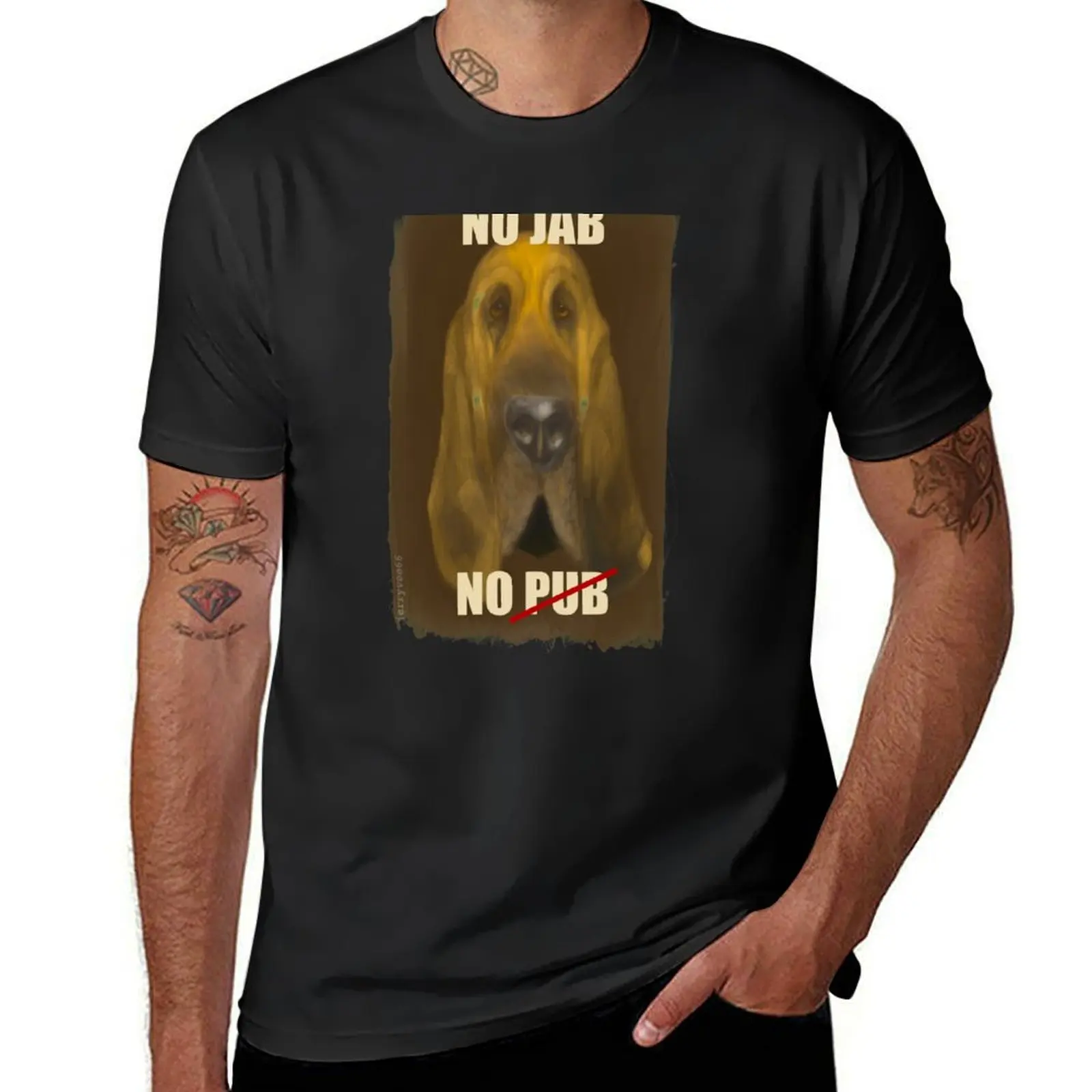 

Funny New Zealand Souvenir, NO JAB, NO PUB T-Shirt sublime aesthetic clothes heavyweight t shirts for men