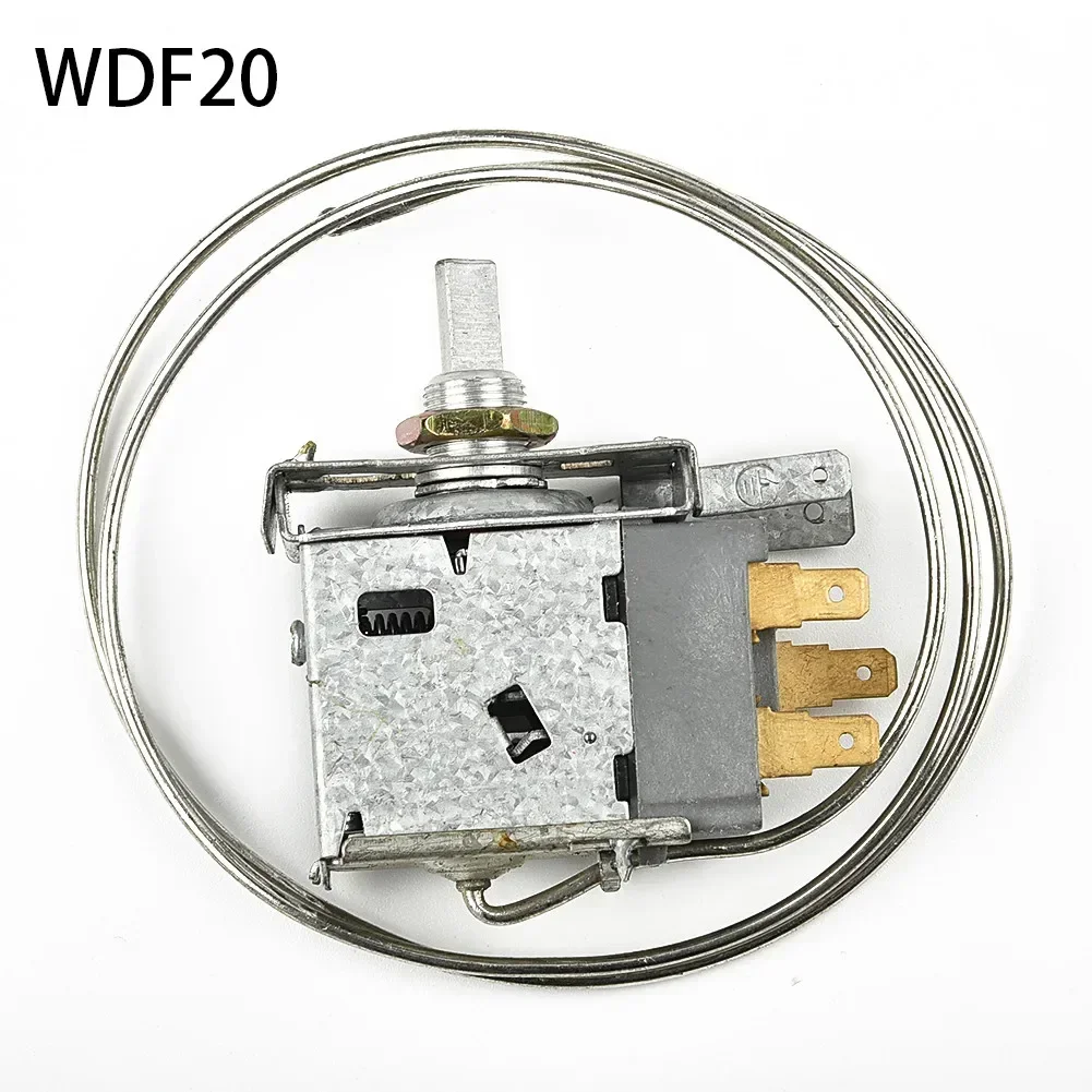 Refrigerator Parts AC220V-250V Axis Refrigerator Thermostat WDF20 Model 50/60Hz Refrigerator Thermostat With Metal Wire Electrical Socket Parts