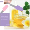 3 Pcs Spatula Silicone Wax Professional Waxing Stick Depilatory Cream Pink Portable Applicator 3