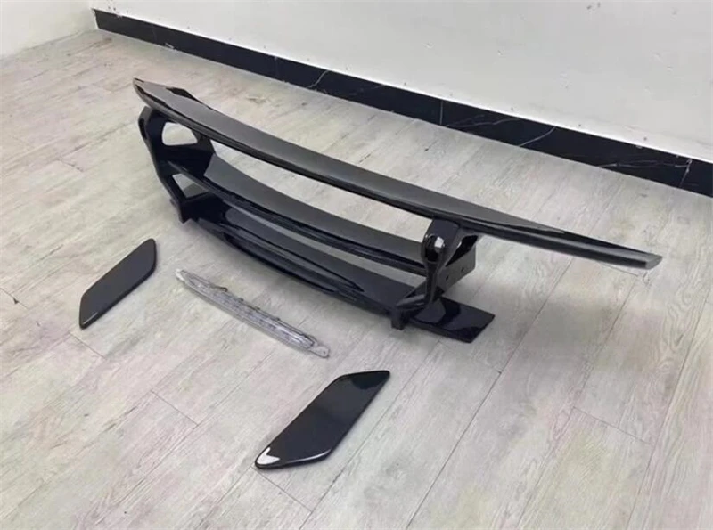 For Mercedes Benz AMG GT GTS GTC GTR 2015-2023 Real Carbon Fiber Spoiler REAR WING TRUNK LIP SPOILERS High Quality BS Splitters - - Racext 25