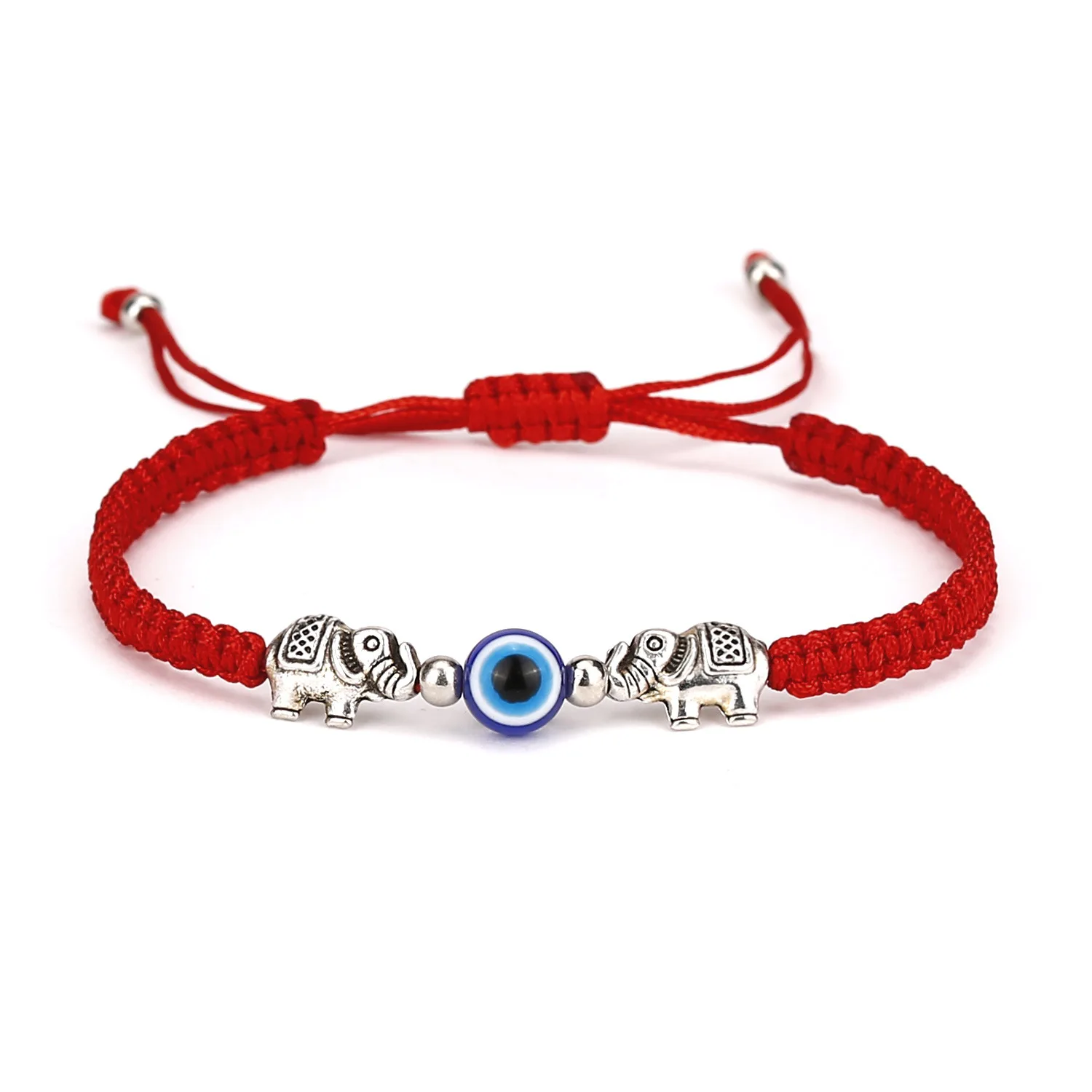 Lucky Evil Turkish Eye Bracelet hand elephant Braided Rope Red Thread String Bracelet Women Charm Adjustable Friendship Jewelry bracelet jewelry
