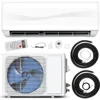 12000BTU Mini AC Split-System, 20 SEER2 Ductless Air Conditioner w/Pre-Charged Condenser, White (12000BTU, 115V, 20 SEER2) 1