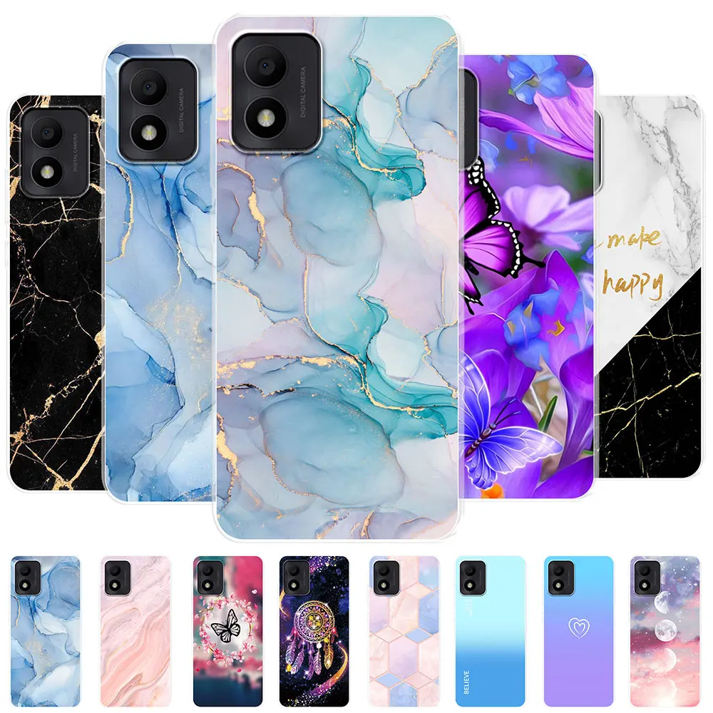 Per Vodafone Smart P12 Custodia In Marmo Trasparente Trasparente Custodia Morbida In Silicone Tpu Moda Per Vodafone Smart P12 Cover Bumper