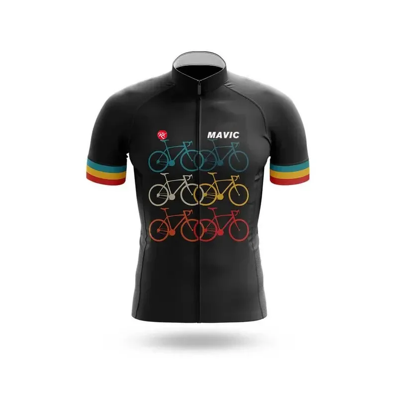 Rx Mavic Pro Team Cycling Jersey Set Summer Cycling Clothing MTB Bike Clothes Uniform Maillot Ropa Ciclismo Bicycle Suit
