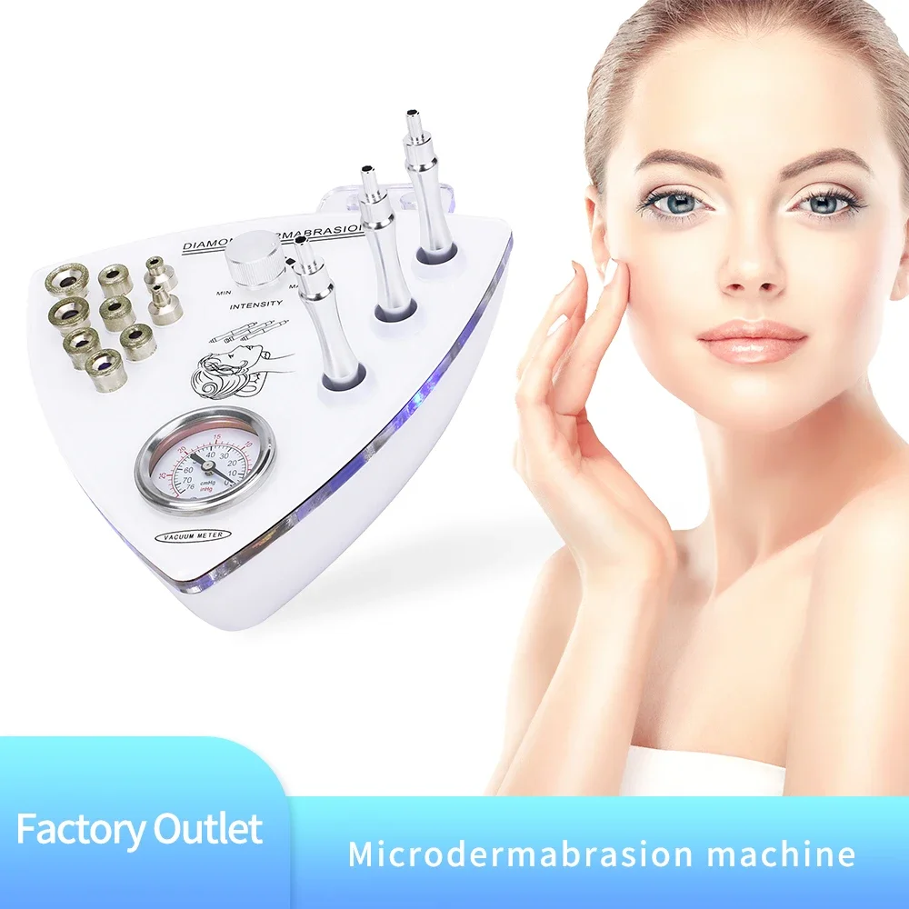 Facial Microdermabrasion Machine microdermabrasion exfoliation Diamond Tip Dermabrasion Devices Skin Exfoliation Vacumtherapy Wrinkle Beauty Tool