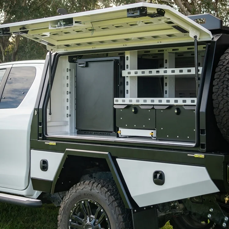 Pickup Truck Cover Canopy 4x4 Slide On Topper Camper Hardtop New aluminum ute canopy for sale