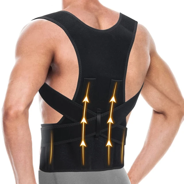 Back Posture Corrector for Men and Women, Adjustable Back Brace Strap,  Comfortable Clavicle Support Device Posture Correction Belt, for Improve