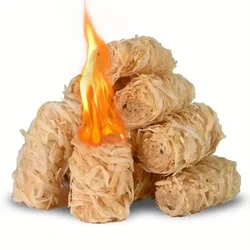 Eco - Friendly Wax Wood Fire Starters for Indoor and Outdoor Use (100pcs)