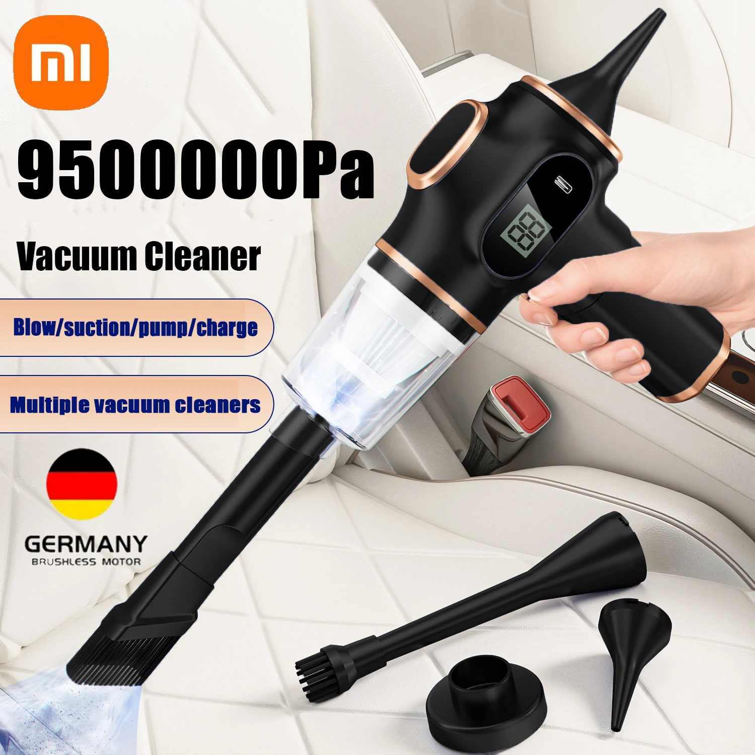 Xiaomi9500000Pa5in1WirelessAutomobileVacuumCleanerPortable