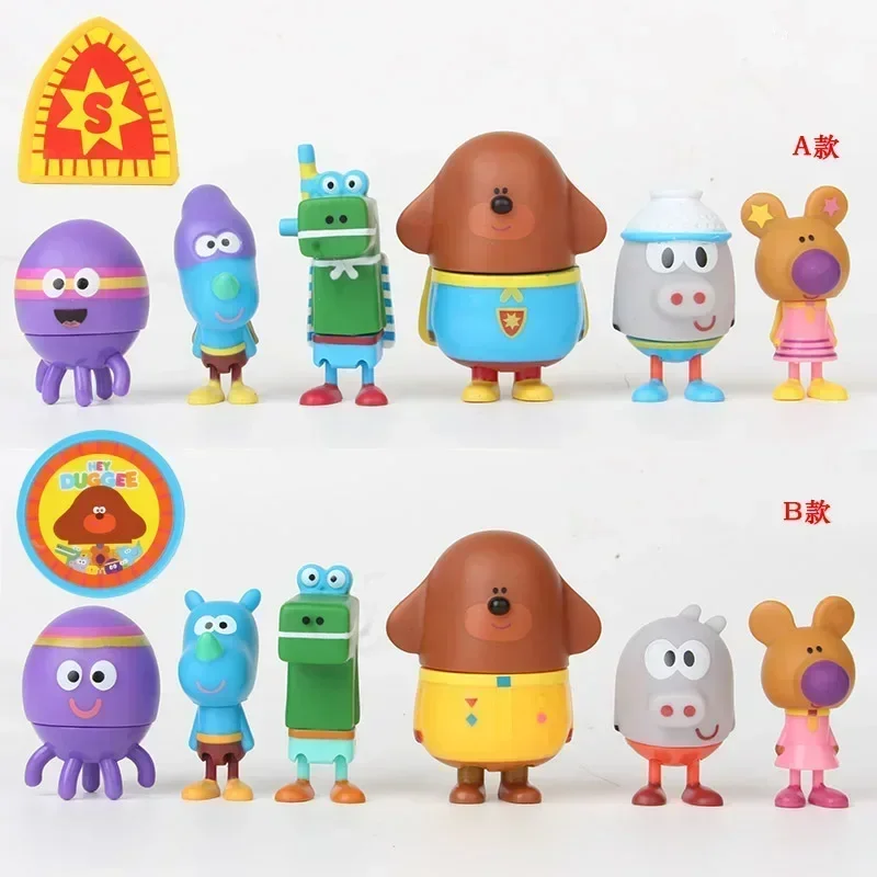 Hey Dog Teacher Action Figure Model Doll Figurine Archie Kindergarten Omiya Cute Model Toys Children Gift Decoration Crafts