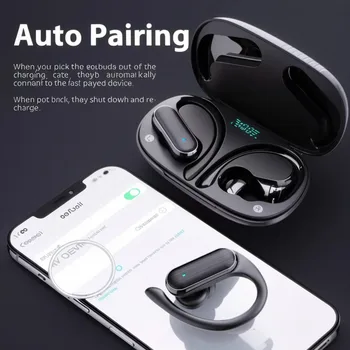 Wireless Bluetooth A520 Ear Hanging Earphones with High Definition Stereo Touch High Quality Sweatproof Gaming Music Low Latency 1
