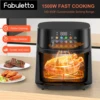 Air Fryer 5.8Qt, 11-in-1 Compact Air Fryers With Viewing Window, 450°F Digital AirFryer, 11 Smart Cooking Programs, Shake Remind 3