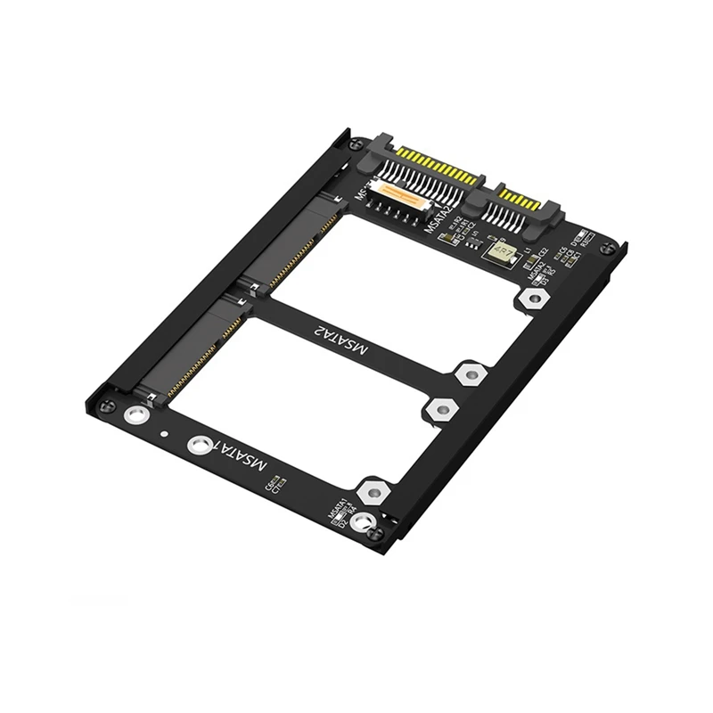 

Двойной Msata SSD до 2,5 дюйма SATA III с кронштейном рамы-удерживающий MSATA SSD как 7 мм 2,5 дюйма SATA Drive
