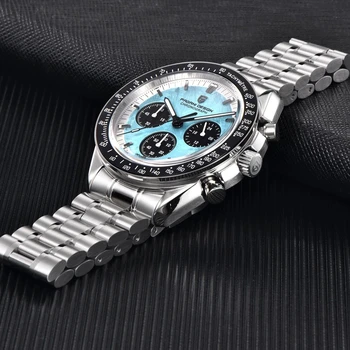 PAGANI DESIGN New Quartz 100M Waterproof 40MM watch for men Automatic Date Speed Chronograph Sapphire Mirror men watch relogio 1