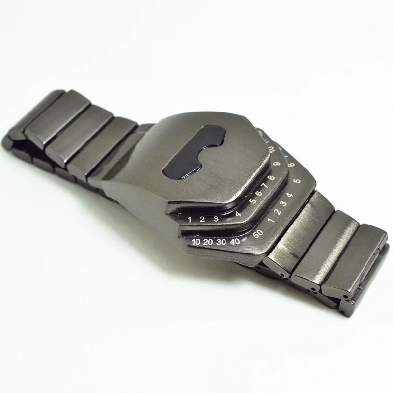 New Fashion Creative Snake Head Watch Men LED Digital Watches Black Stainless Steel Electronic Wristwatches Men Sport Watches 6