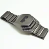 New Fashion Creative Snake Head Watch Men LED Digital Watches Black Stainless Steel Electronic Wristwatches Men Sport Watches 6