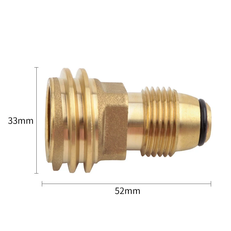 Propane LP TANK POL Service Valve to QCC Outlet Adapter for Camping