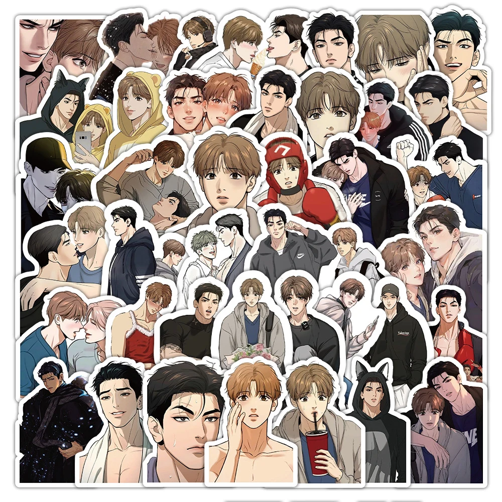 

10/30/50pcs Korean Manwha Jinx Anime Stickers Joo Jaekyung Kim Dan Manga Cartoon Decals Phone Luggage Scrapbook Graffiti Sticker