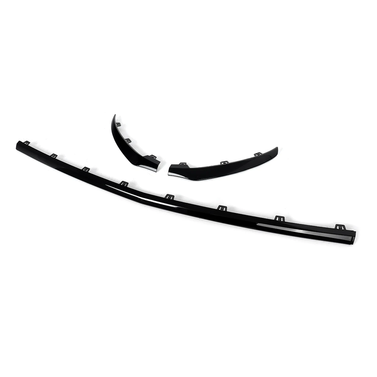 Glossly black Front bumper Cover Molding Trims for Mercedes Benz GLC Class W253 GLC250 GLC300 2016 2017 2018 2019 2538855400