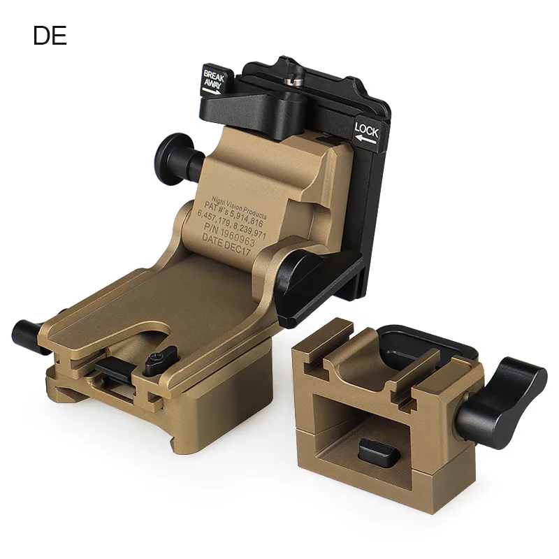 Aluminiumlegierung Nachtsichtbrille Halterung NVG Arme Halterung Adapter für PVS-7A 7C 7B 7D / PVS-14 / PVS-15 / PVS-18 / PVS-21 – Detail 13