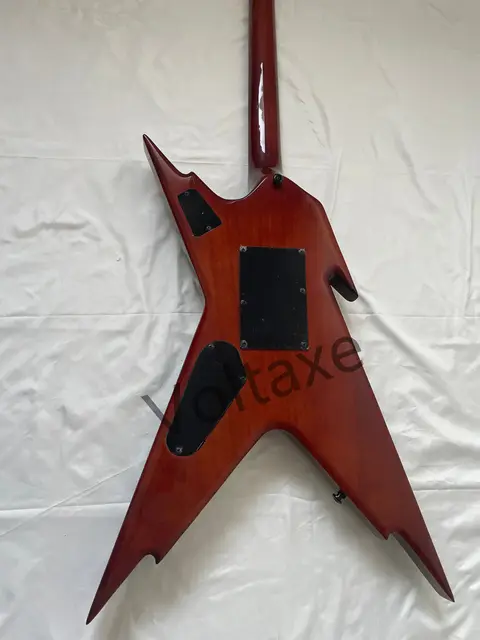 OEM 6 Strings Electric Guitar Flame Maple Top Floydrose vibrato 