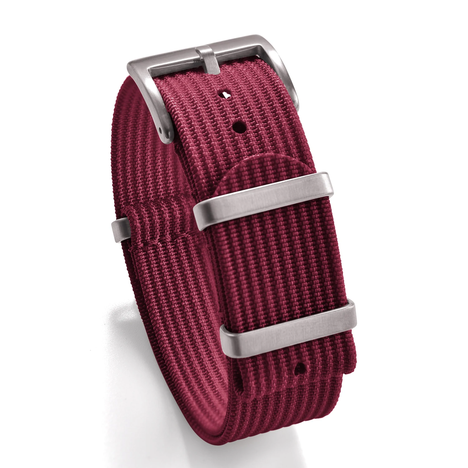 Ribbed Nylon Canvas Watch Strap - Universal Men's Sport Bracelet