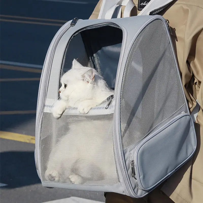 Breathable Outdoor Cat Carrier Backpack Shoulder Bag for Small Dogs Cats Portable Travel Folding Pet Supplies Pet Carrier Bag,Pet Carrier Backpack,Pet Bag