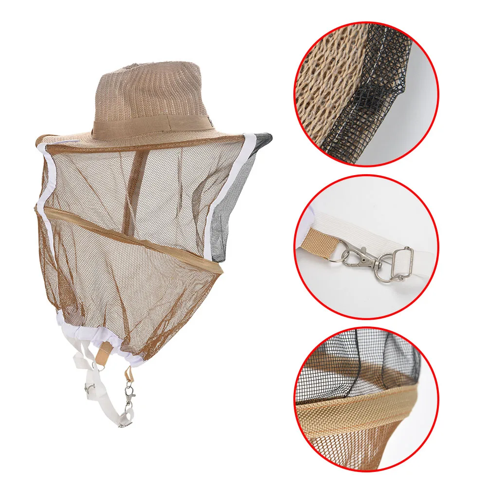 Beekeeping Beekeeper Hat Garden Guard Anti Mosquito Bee Insect Bug Face Head Veil