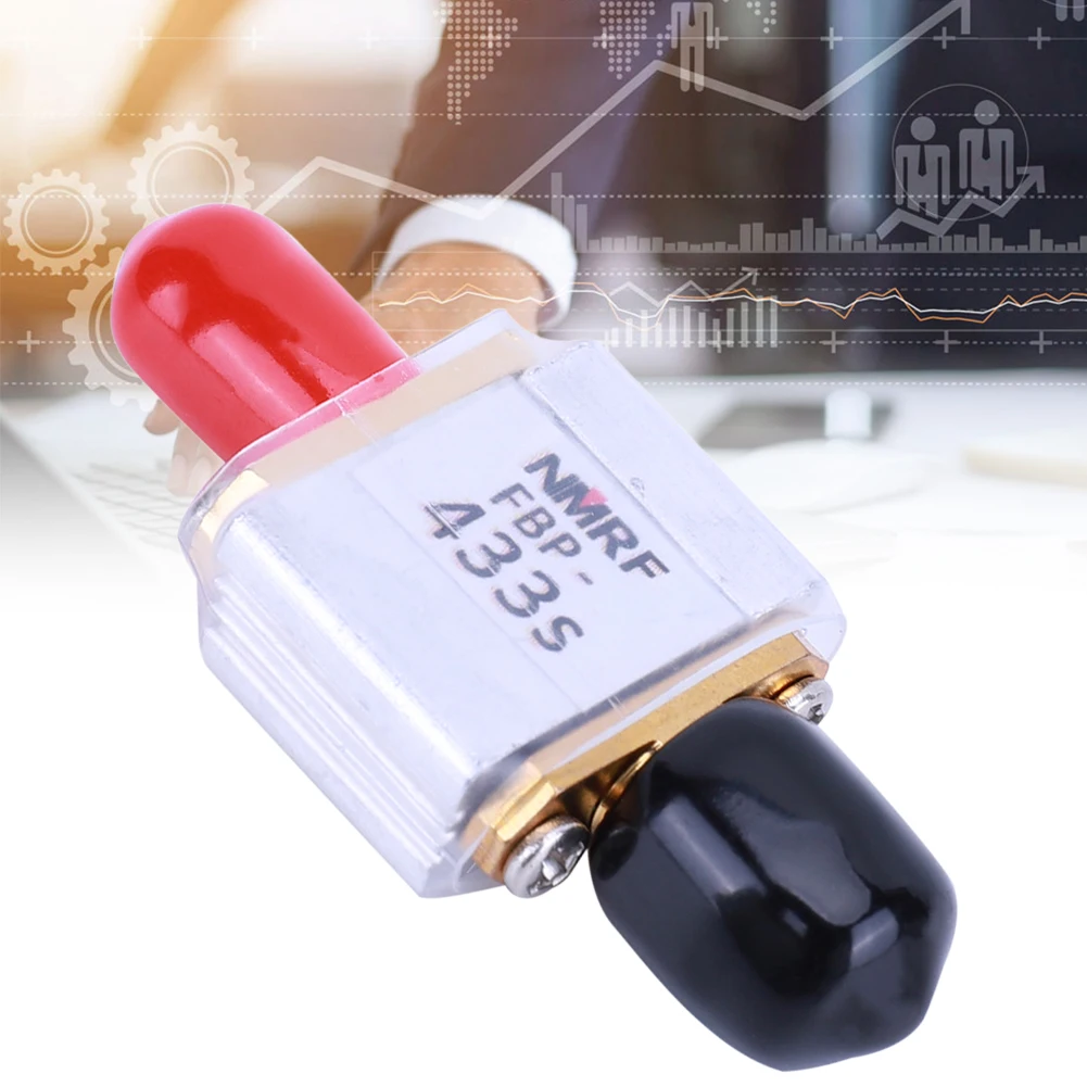 FBP-433s 원격 제어 대역 통과 필터, SMA M F 인터페이스, 433MHz 대역 통과 필터, 대역폭 20MHz, 노이즈 감소 대역 통과 필터