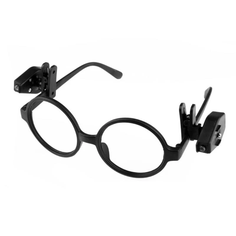 Lampe LED Portable de lecture, 2 clips, éclairage d'intérieur, veilleuse de voyage, dortoir, lunettes réglables, pour étudiants