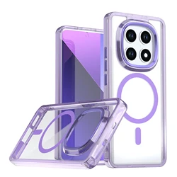 Custodia Magnetica Vibrante per Telefono - Cover Ibrida Antishock Trasparente