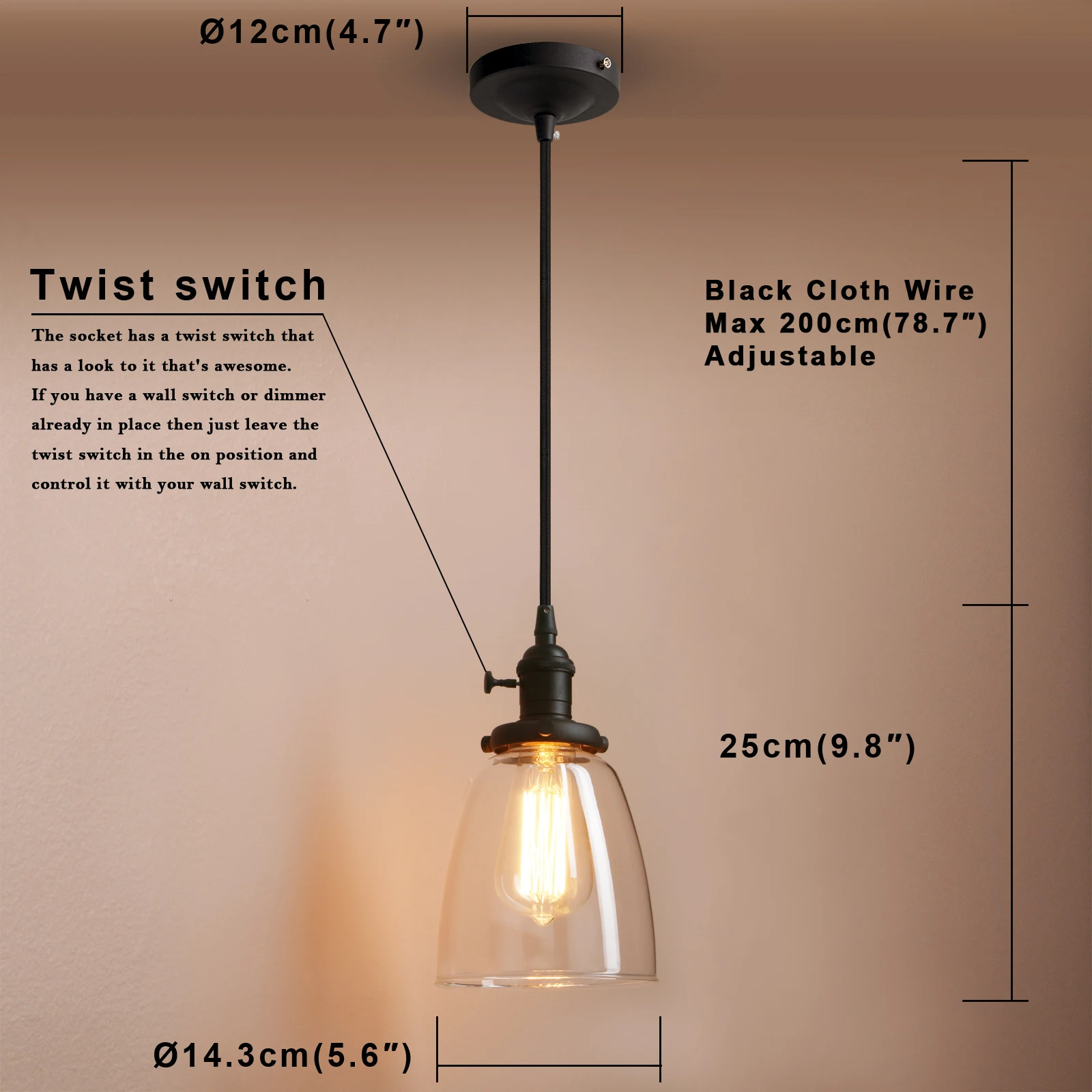 Moderne Vintage Industriële Inbouw Plafond lampenkap Metalen Vorm lampenkappen