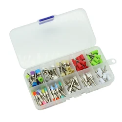 Dental Polishing Prophy Brushes - White Nylon Tapered Cup (100 - Pack) (1Box)