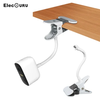 Eufy 카메라 시리즈 EufyCam 2/2 Pro/2C/2C Pro,EufyCam E20/E40 용 유연한 클립 클램프 마운트, 유아용 침대 선반 또는 가구 클립