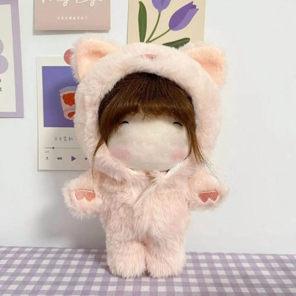 코튼 인형 의류 동물 점프수트 시리즈, 작은 눈사람 의류, 봉제 인형, 귀여운 옷, 20cm