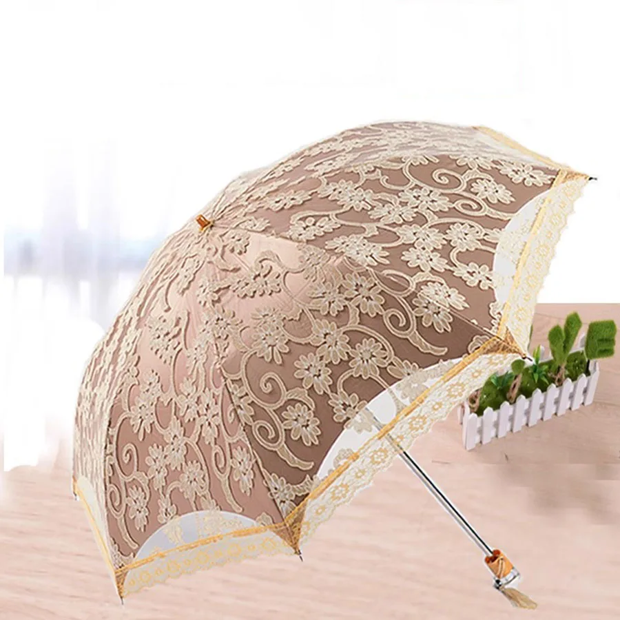 

Beach Umbrella Parasol Garden Girls Outdoor Chinese Umbrella Visor Mini Storage Vintage Uv Protection Ultralight Ombrello Tent