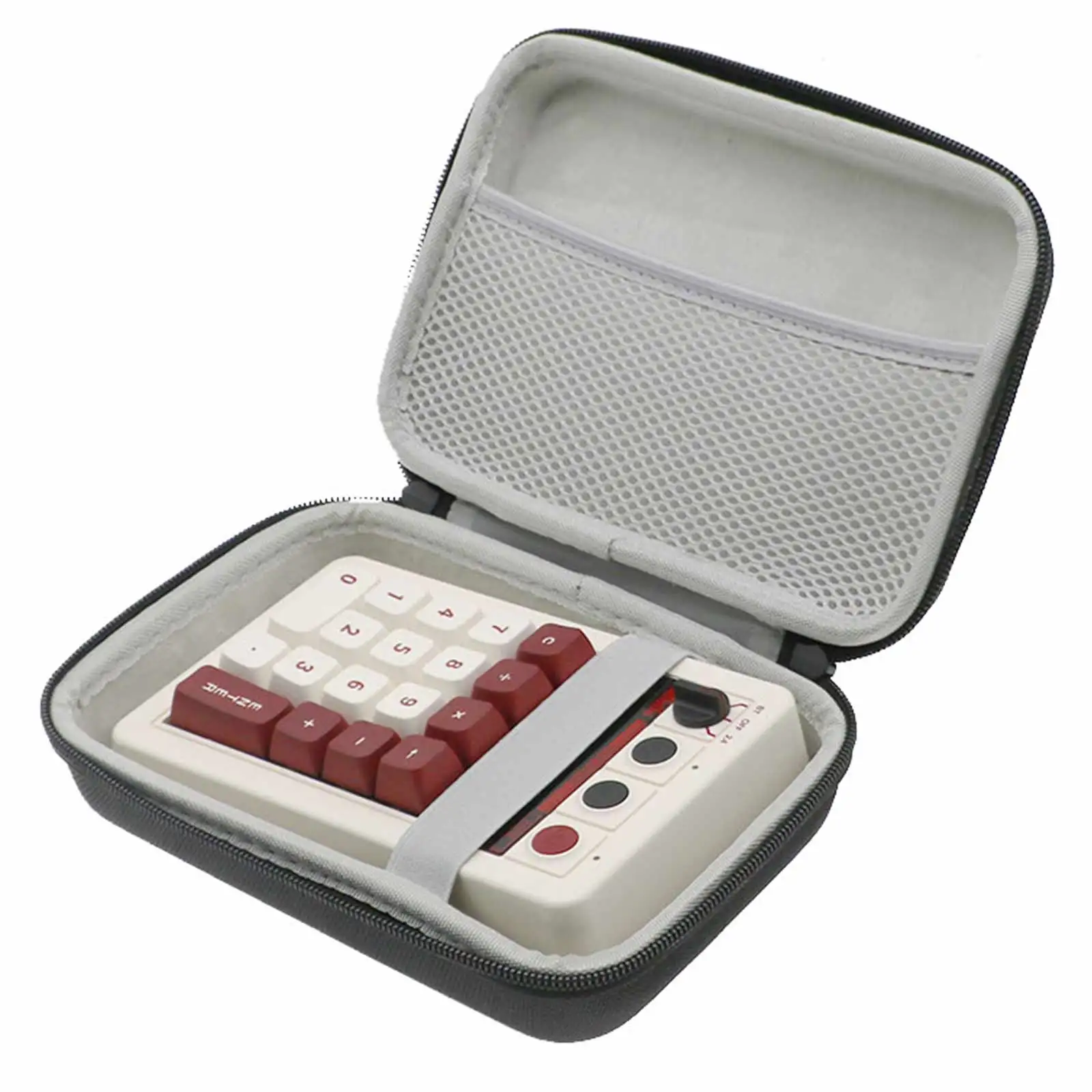 메쉬 포켓이 있는 스크래치 방지 가방 8BitDo Retro 18 기계식 숫자 패드와 호환되는 하드 케이스