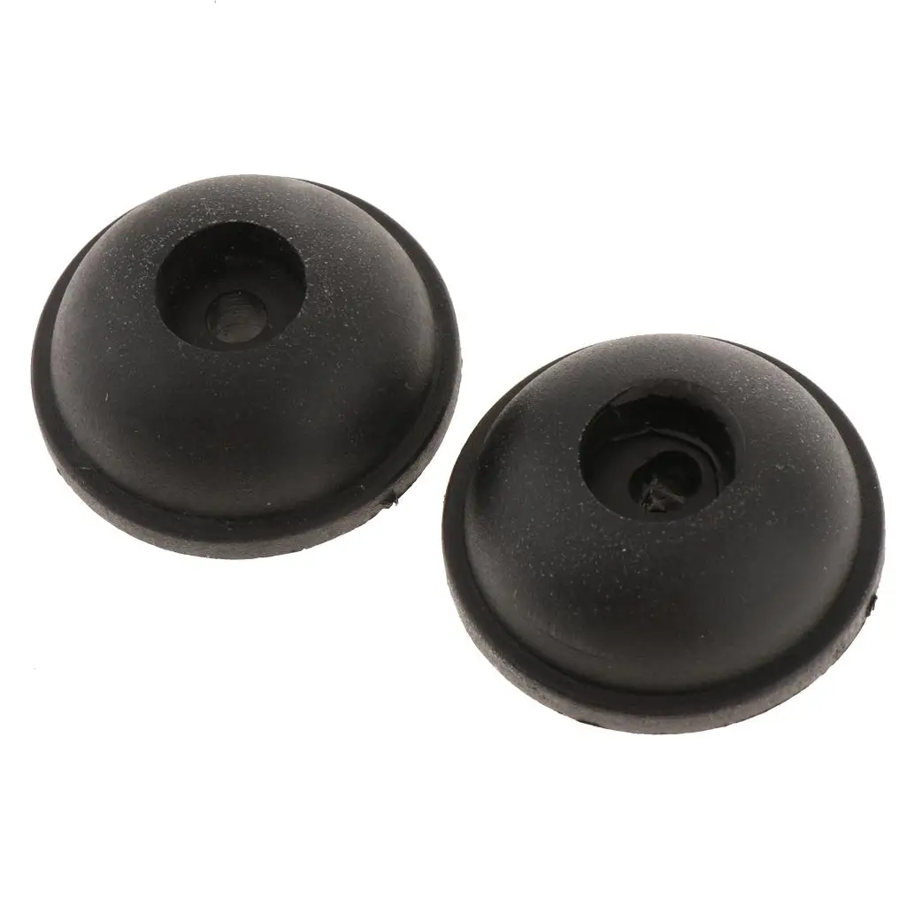 

2 Pieces Replacement Part Luggage Stud Pad Black for Cases