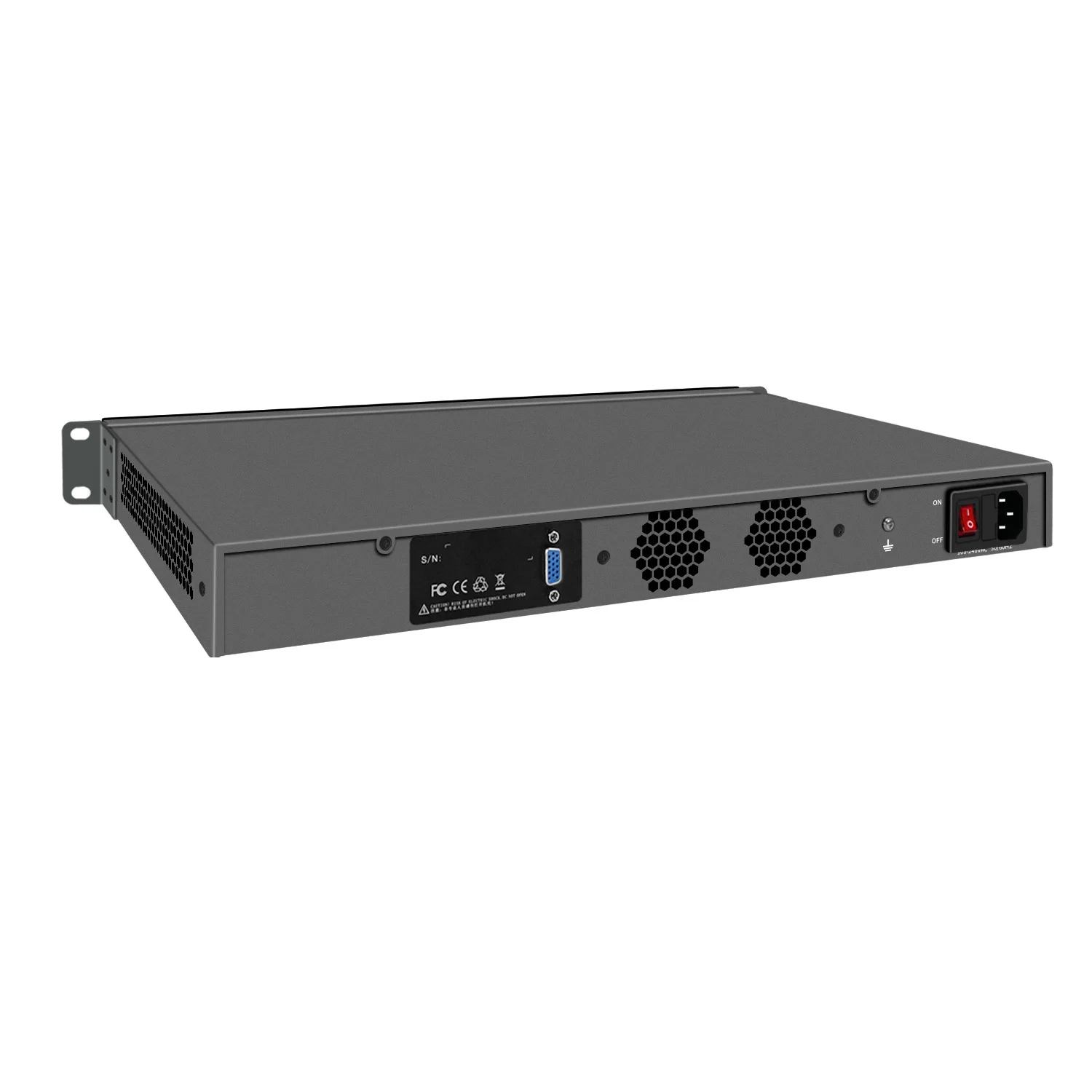 Topton 1U Rack-mount Firewall Home Server Mini PC Intel Alder Lake N100 4*/2*10G SFP+ 4*i226-V 2.5G LANs Network Security Host 4
