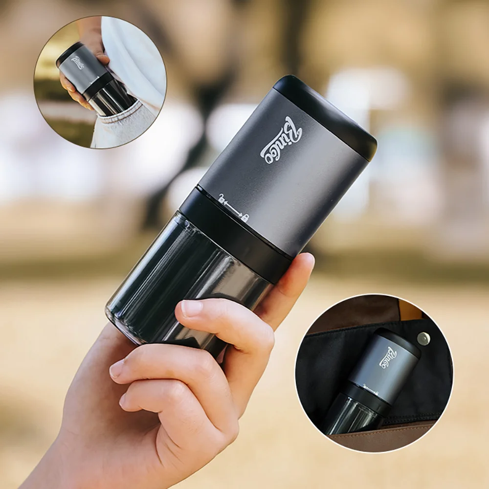 

Mini Electric Coffee Grinder Portable Bean Grinder Coffee Mill Grinder Stainless Steel Grinding Core USB Charge Grinders