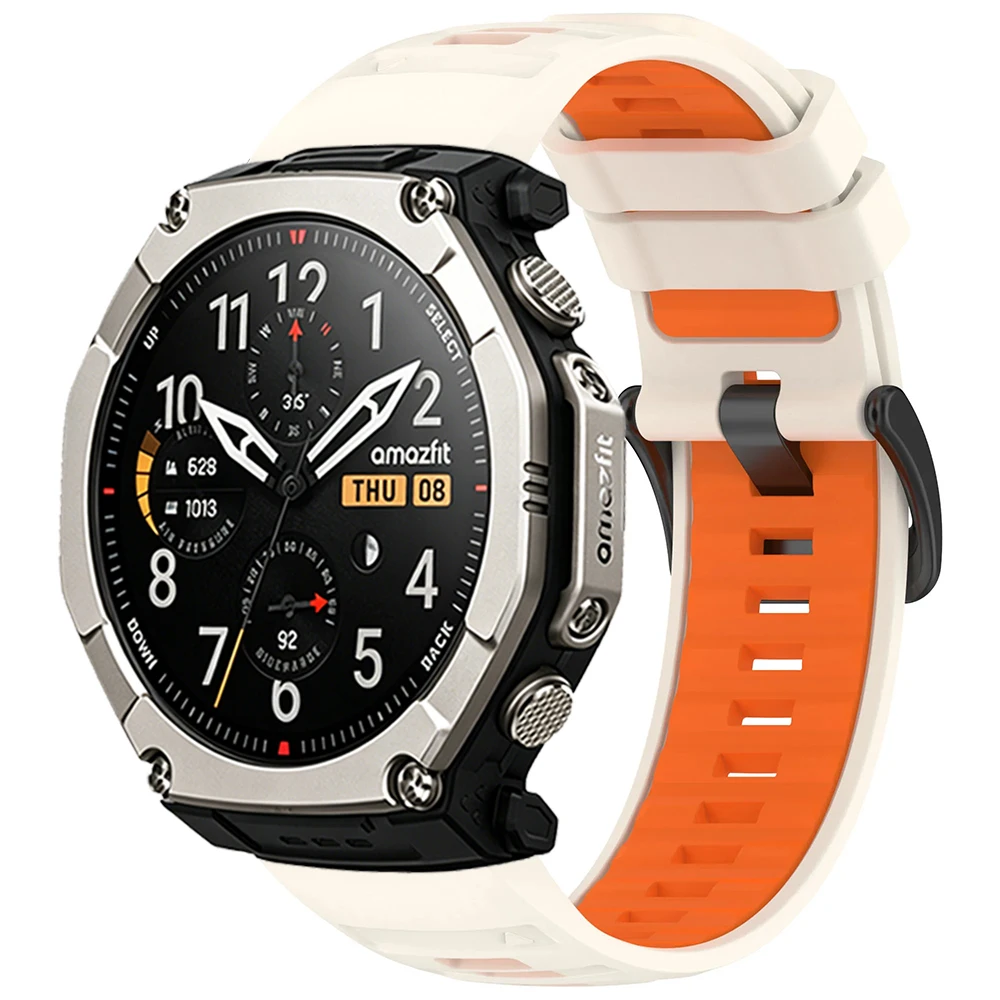 Durable Multi-Size Silicone Outdoor Watch Strap - Quick Fit Design