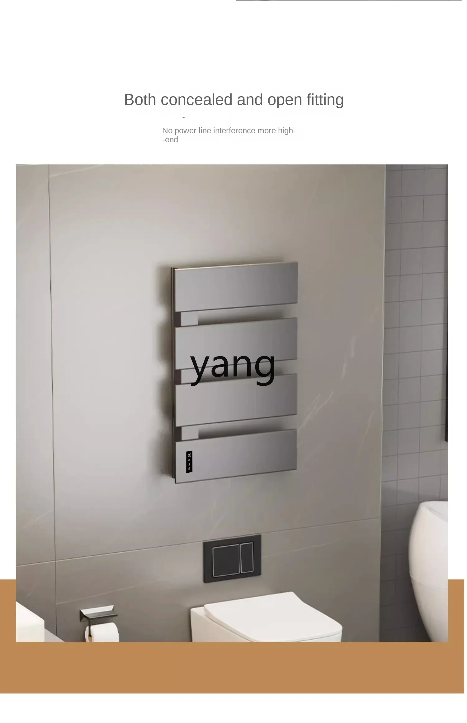L'm'm Intelligent Electric Towel Rack Bathroom Household Heating Drying Sterilization