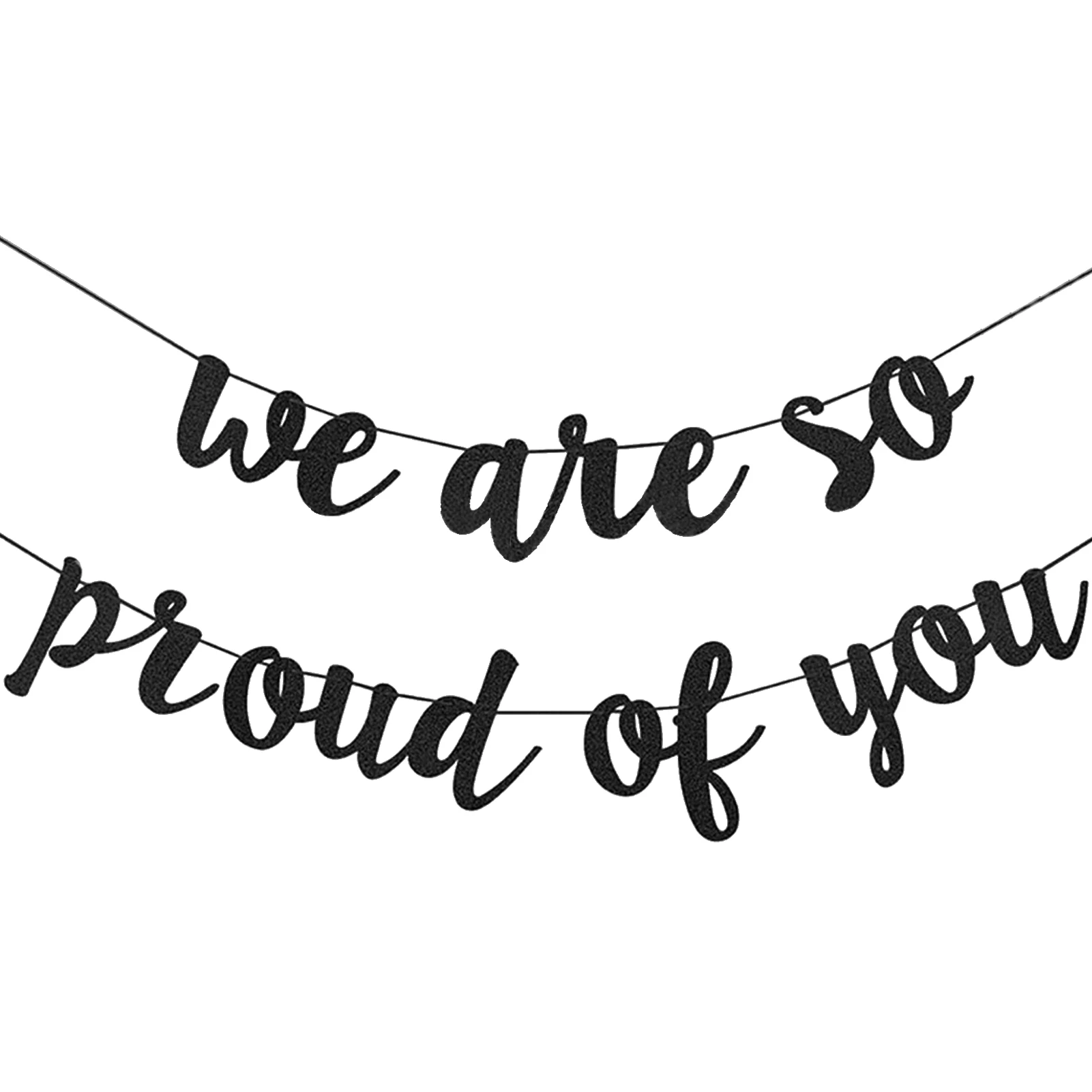 

Practical We Are So Proud Of You Graduation Banner Party Decoration Ceremony Photo Props Gift Home School Indoor Outdoor