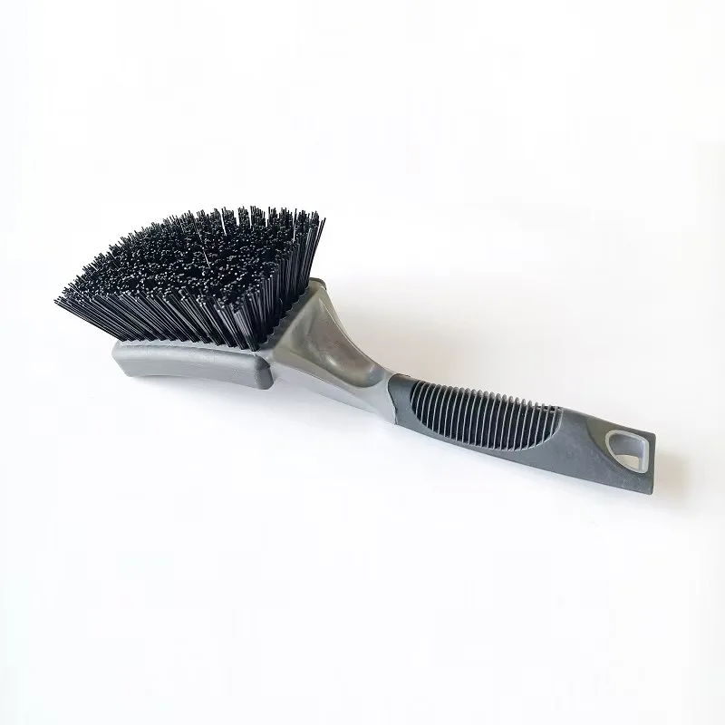Car tire brush Stiff brush Low resistance tire brush Black stiff brush (For Cars, Trucks, SUVs, RVs, Home, Workspace) 6