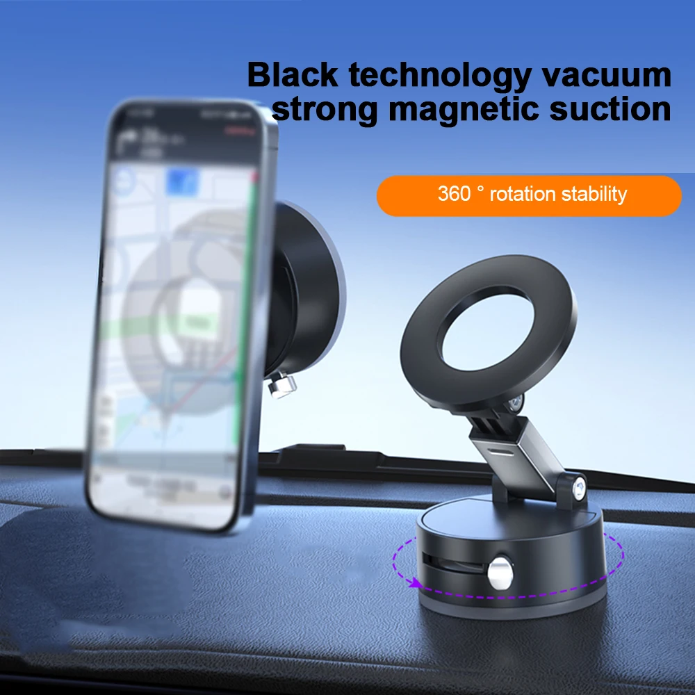 Suporte Magnético Para Celular Com Ventosa - 360° Ajustável