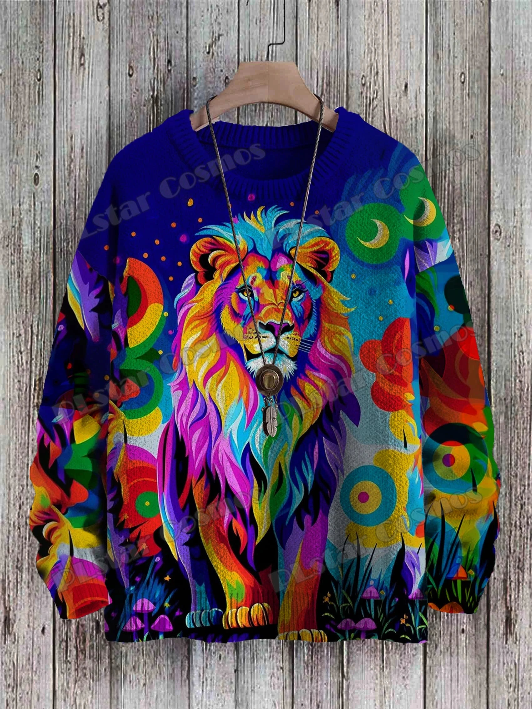 lion様 長袖シャツ3点セット（抽象・ペイズリー・動物柄） Amazon.com